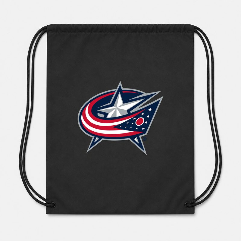 Columbus Blue Jackets Drawstring Bag - Black