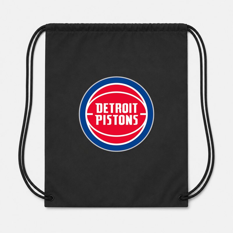 Detroit Pistons Drawstring Bag - Black