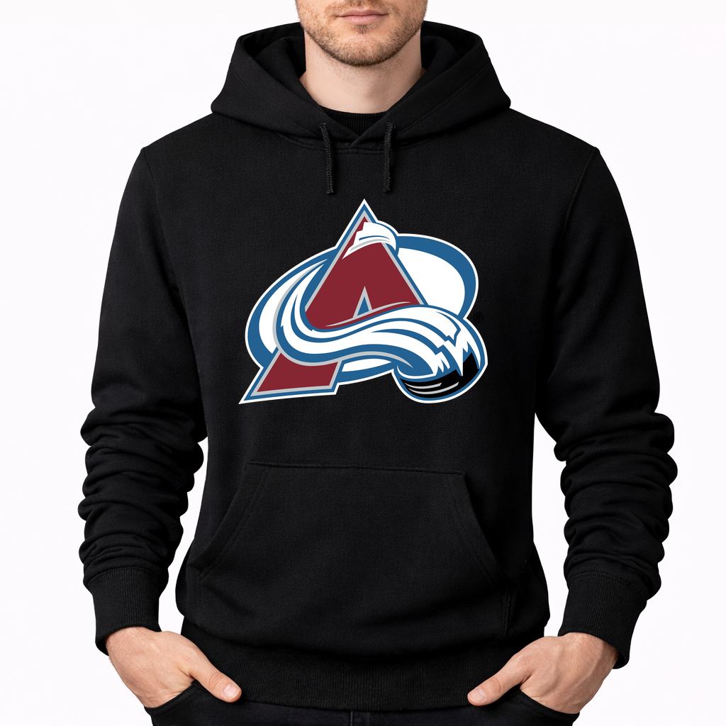 Men's Colorado Avalanche Pullover Hoodie - Black