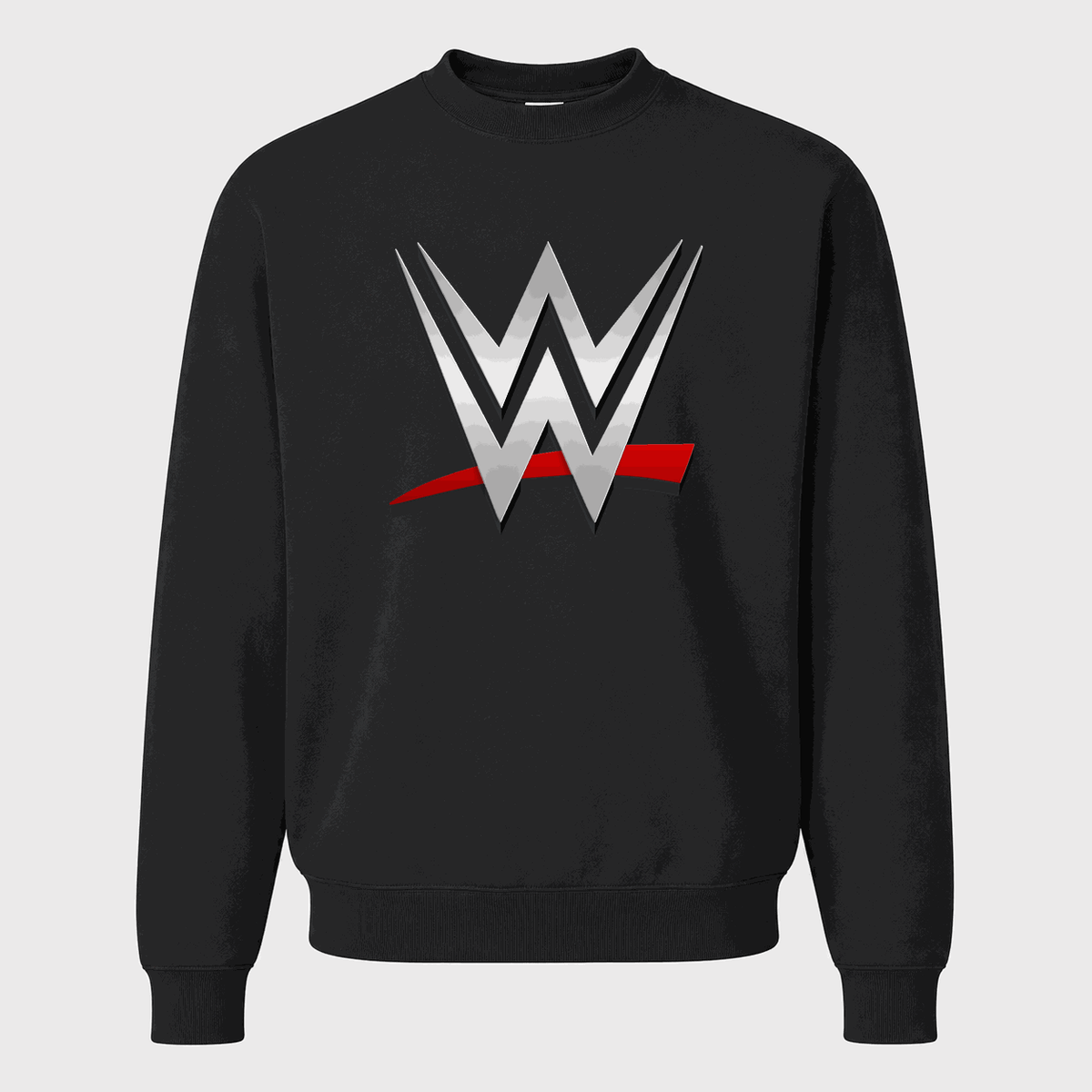 Men's WWE Crewneck Sweatshirt - Black