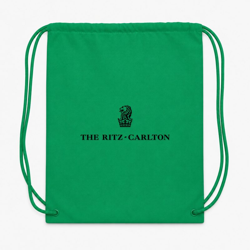 Ritz Carlton Drawstring Bag - Green
