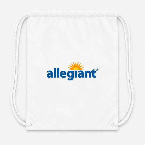 Allegiant Air Drawstring Bag - White