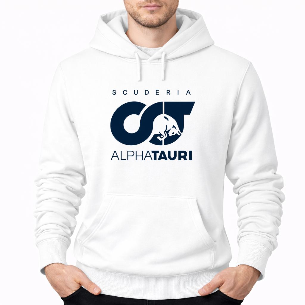 Men's Scuderia AlphaTauri Pullover Hoodie - White