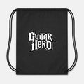 Guitar Hero Drawstring Bag - Black