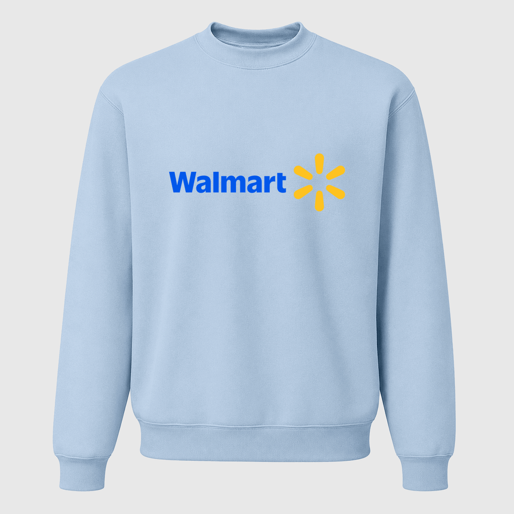 Men's Walmart Crewneck Sweatshirt - Sky Blue