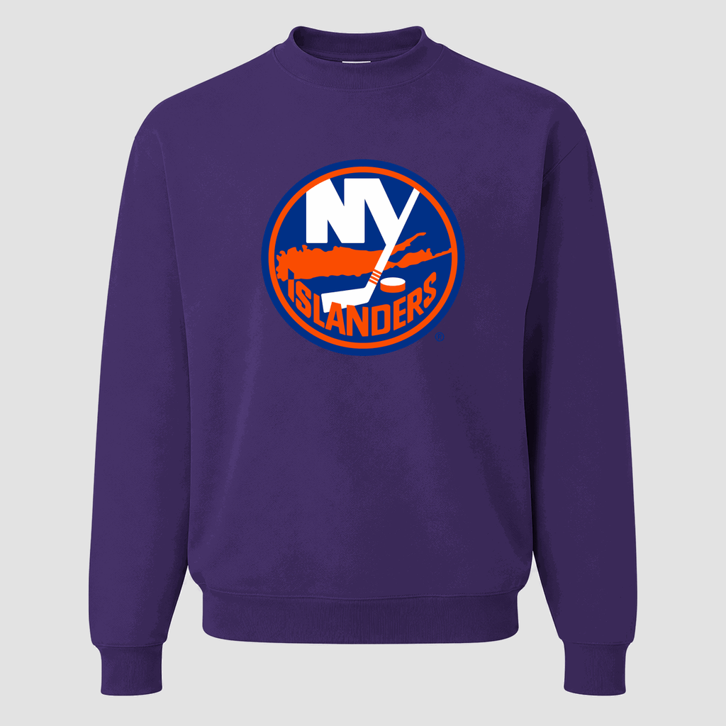 Men's New York Islanders Crewneck Sweatshirt - Purple