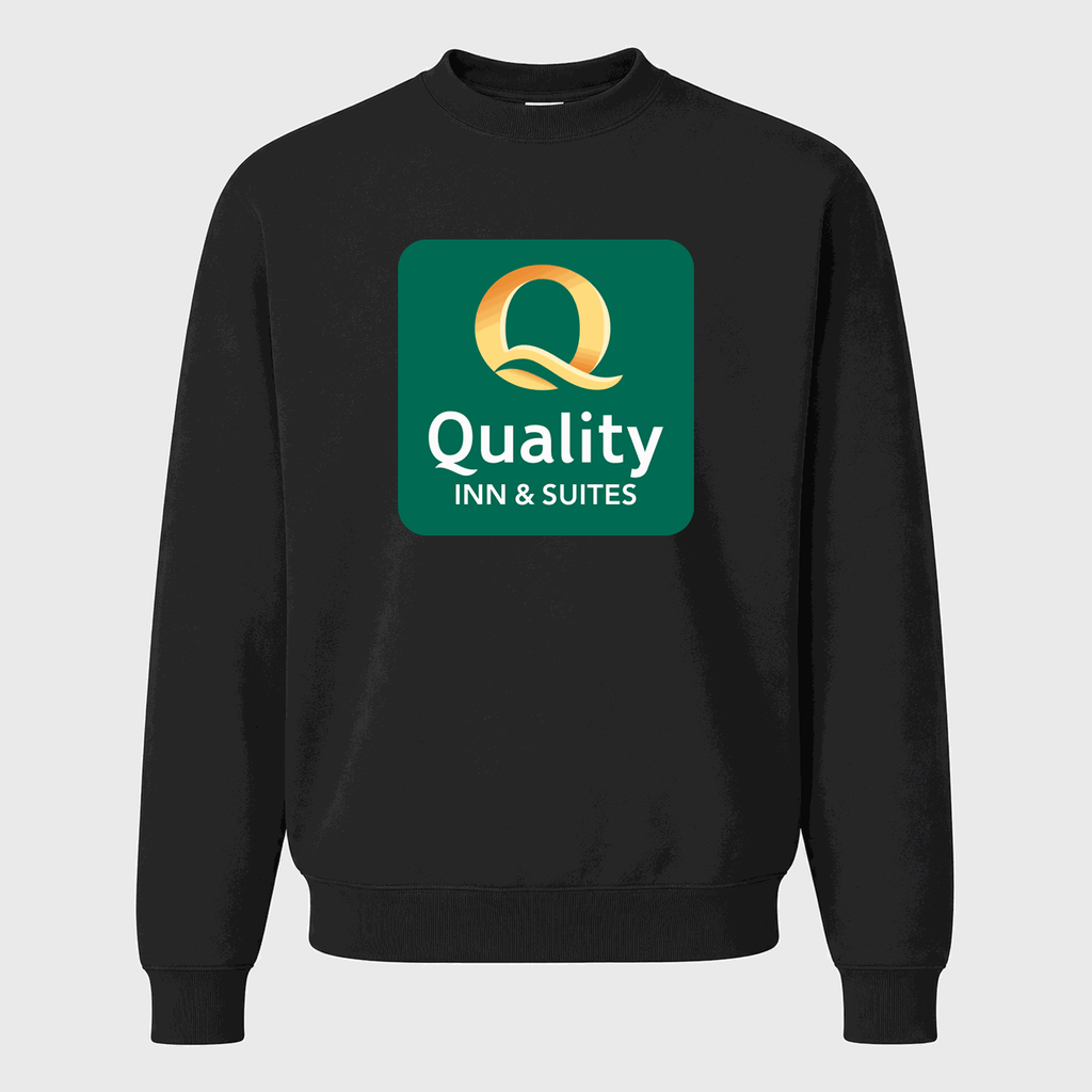 Men's Quality Inn & Suites Crewneck Sweatshirt - Black