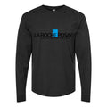Men's La-Roche-Posay-Logo-1536x864 Long sleeves Cotton Blend T-Shirt - Black