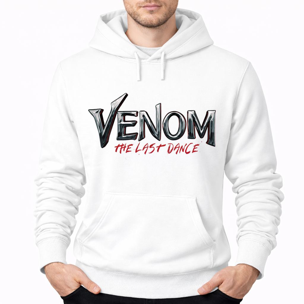 Men's Venom: The Last Dance Pullover Hoodie - White