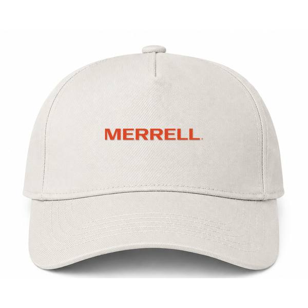 Merrell Logo Beige Dad Baseball Cap Hat