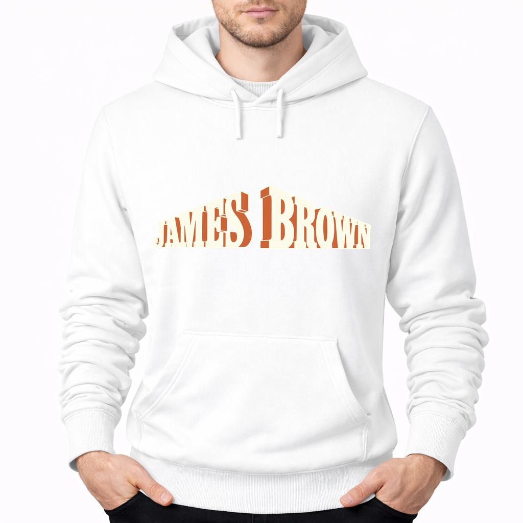 Men's James Brown Pullover Hoodie - White