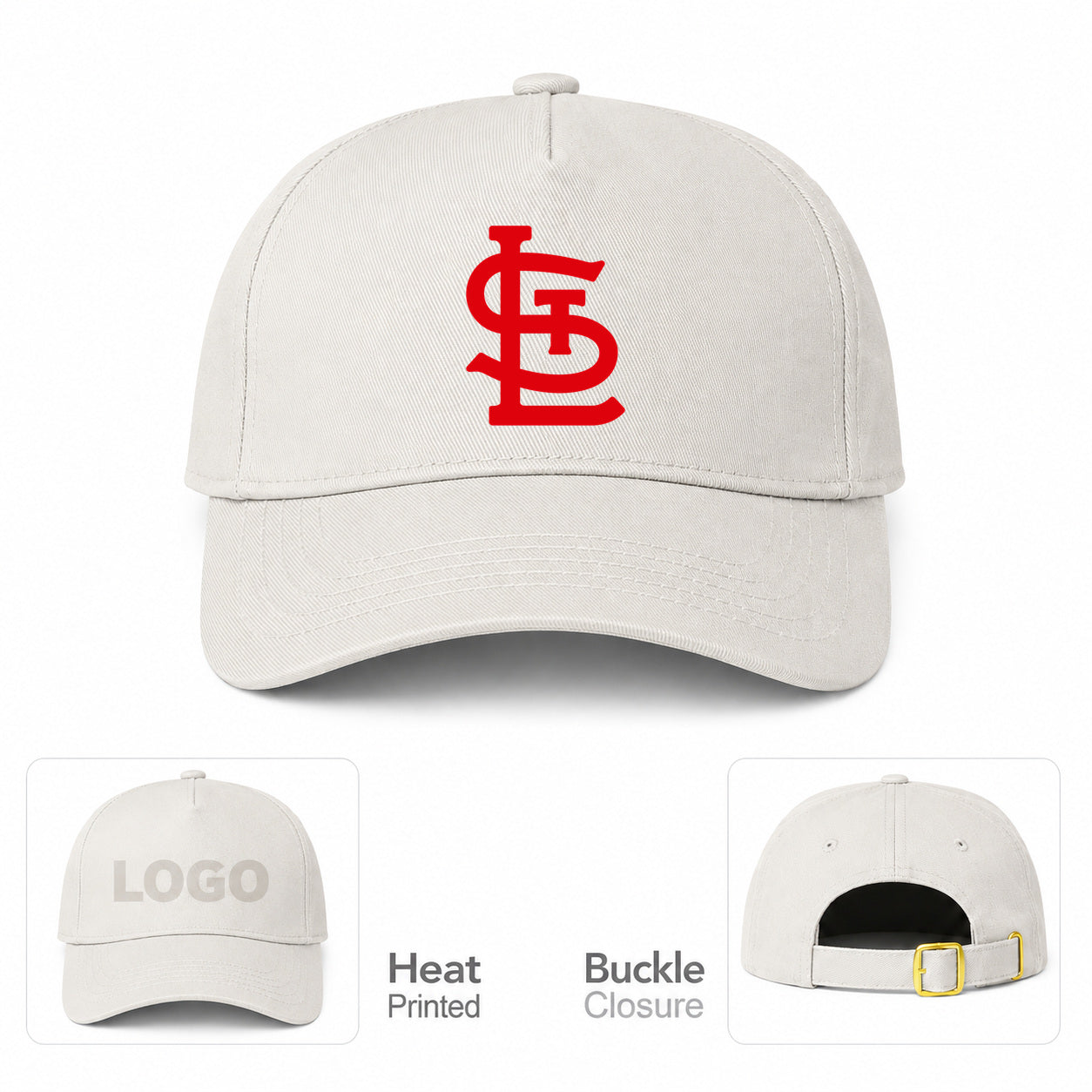 MLB St. Louis Cardinals Baseball Cap Hat - Beige