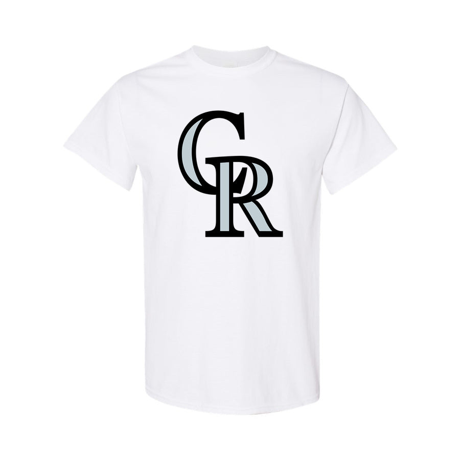Men's Colorado Rockies Cotton T-Shirt - White