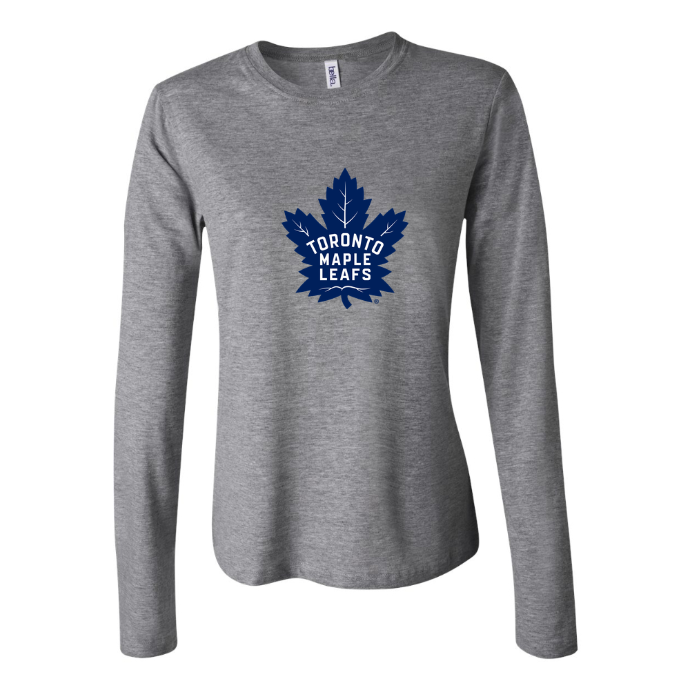 Women's Toronto Maple Leafs Long Sleeve T-Shirt - Gray