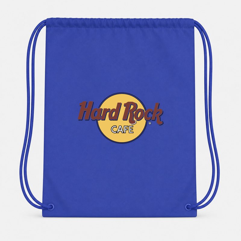 Hard Rock Cafe Drawstring Bag - Blue