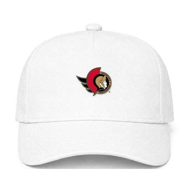Ottawa Senators NHL Logo White Dad Baseball Cap Hat