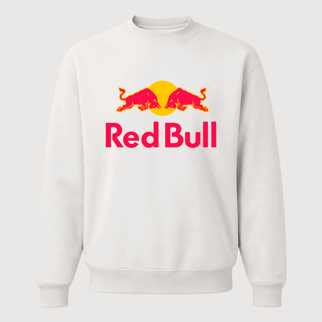 Men's Red Bull Crewneck Sweatshirt - White
