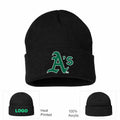 MLB Oakland Athletics Beanie Hat - Black