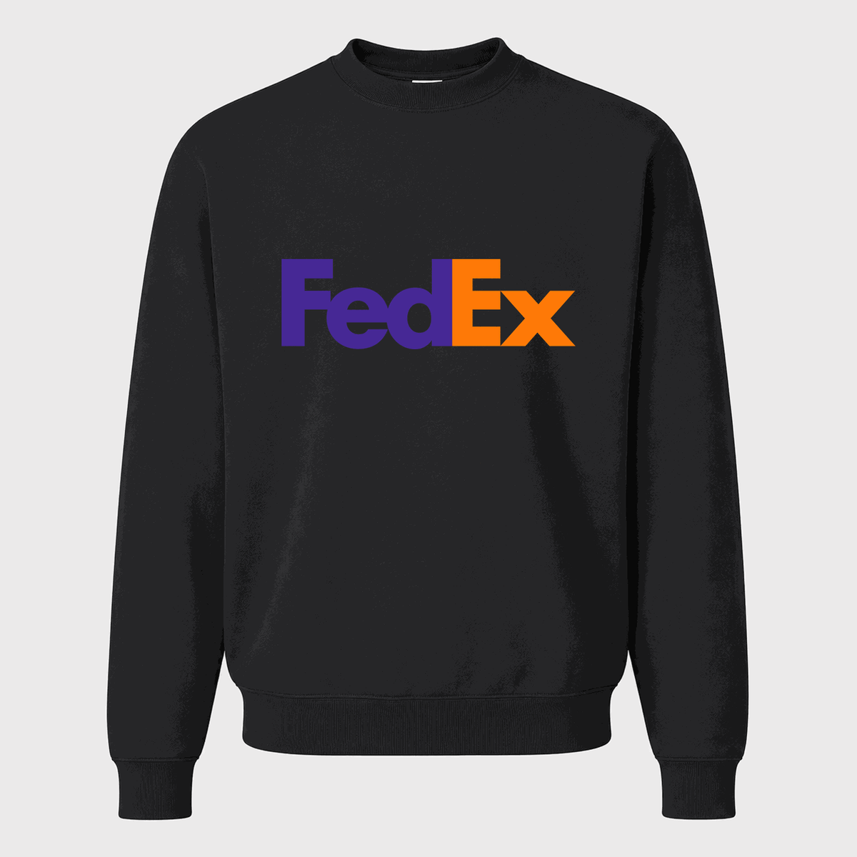 Men's FedEx Crewneck Sweatshirt - Black
