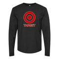 Men's Target Logo Long sleeves Cotton Blend T-Shirt - Black