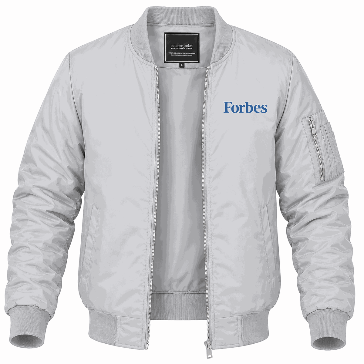Men's Forbes Lightweight Bomber Jacket - Gray