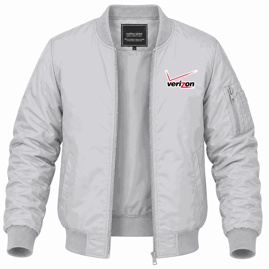 Men's Verizon Wireless Lightweight Bomber Jacket - Gray