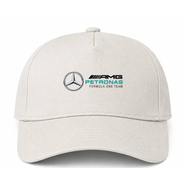 Mercedes AMG Petronas Formula One Team Beige Dad Baseball Cap Hat