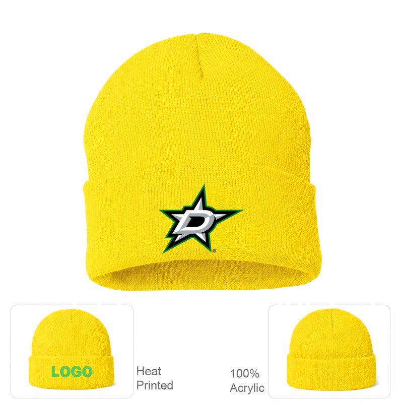 Dallas Stars Yellow Beanie Hat