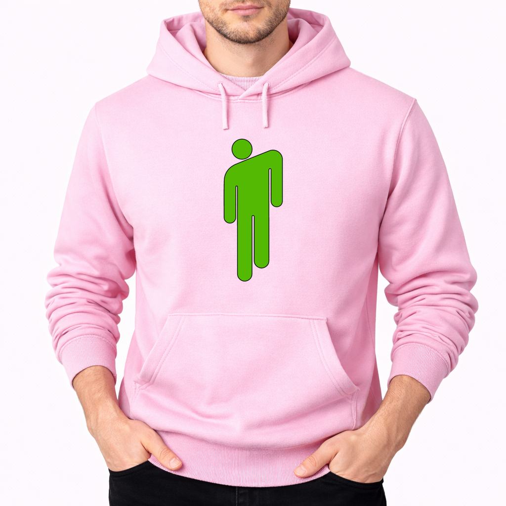 Men's Billie Eilish Pullover Hoodie - Pink