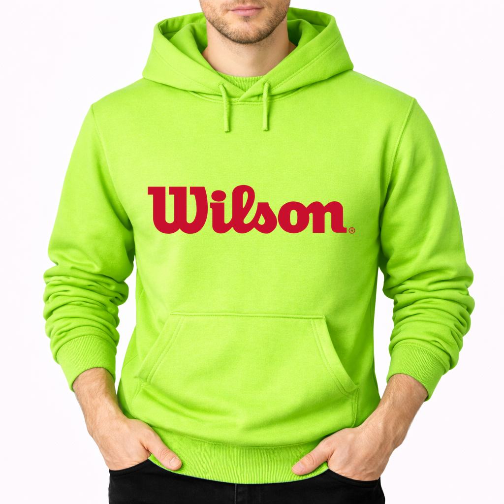 Men's Wilson Pullover Hoodie - Lime green