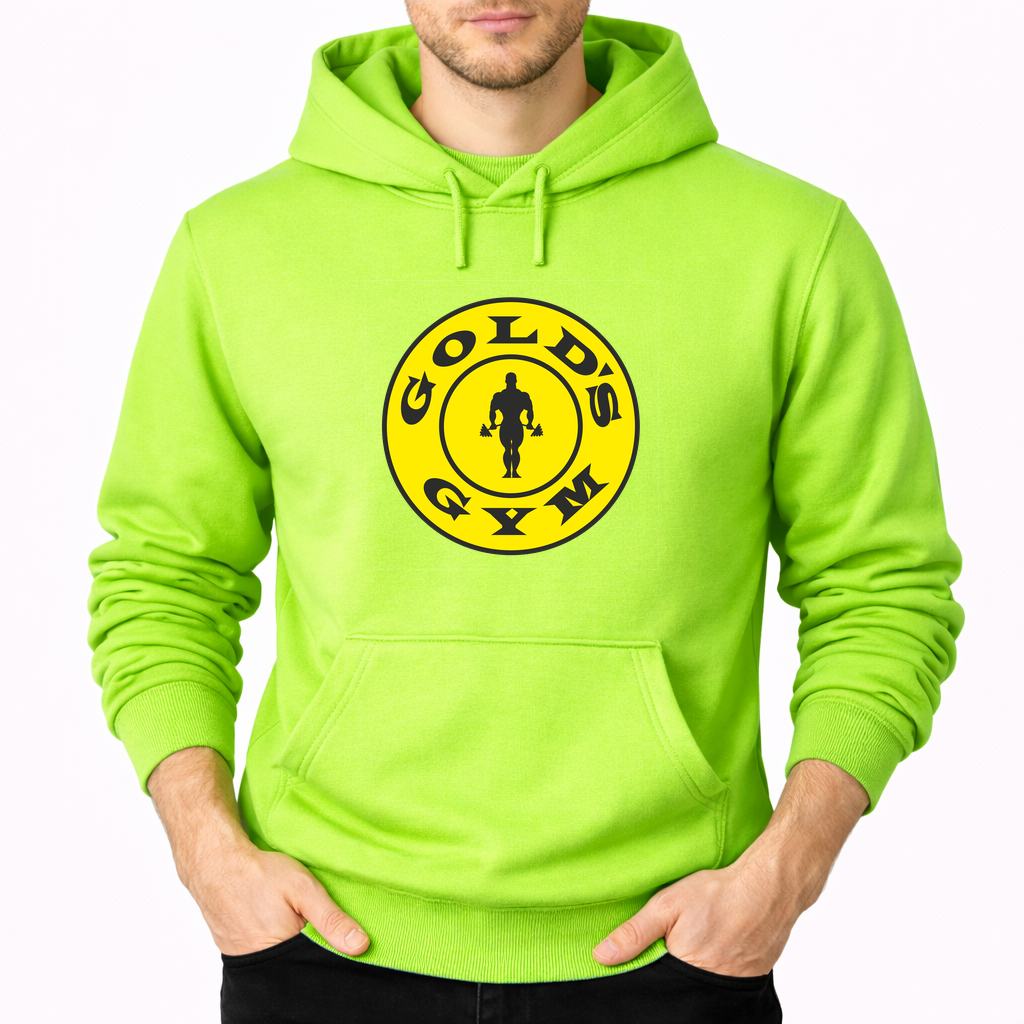 Men's Gold's Gym Pullover Hoodie - Lime green