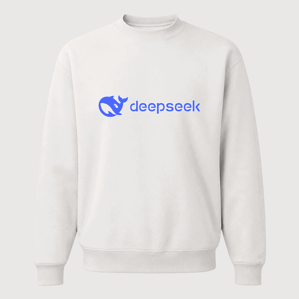 Men's DeepSeek Crewneck Sweatshirt - White