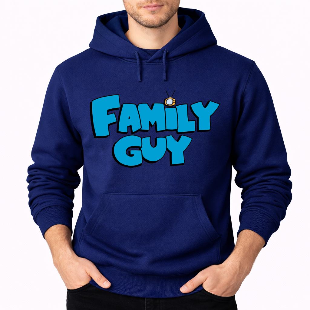 Men's Family Guy Pullover Hoodie - Navy