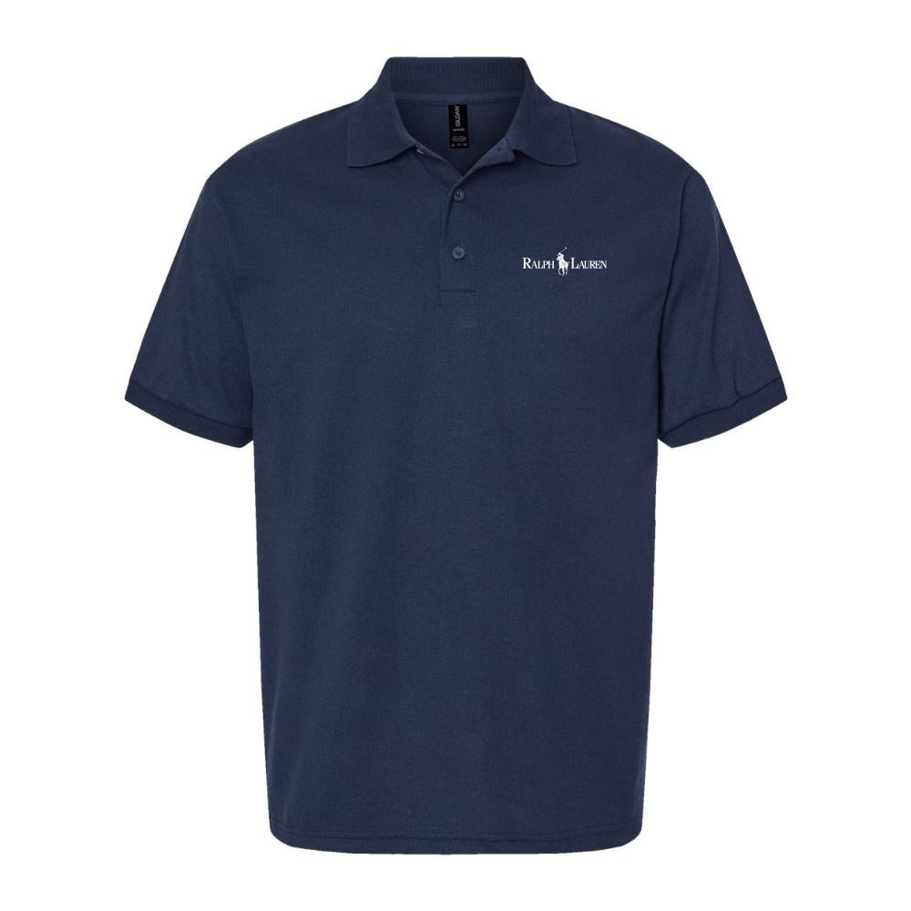 Men's Polo Ralph Lauren white Dry Blend Polo - Navy