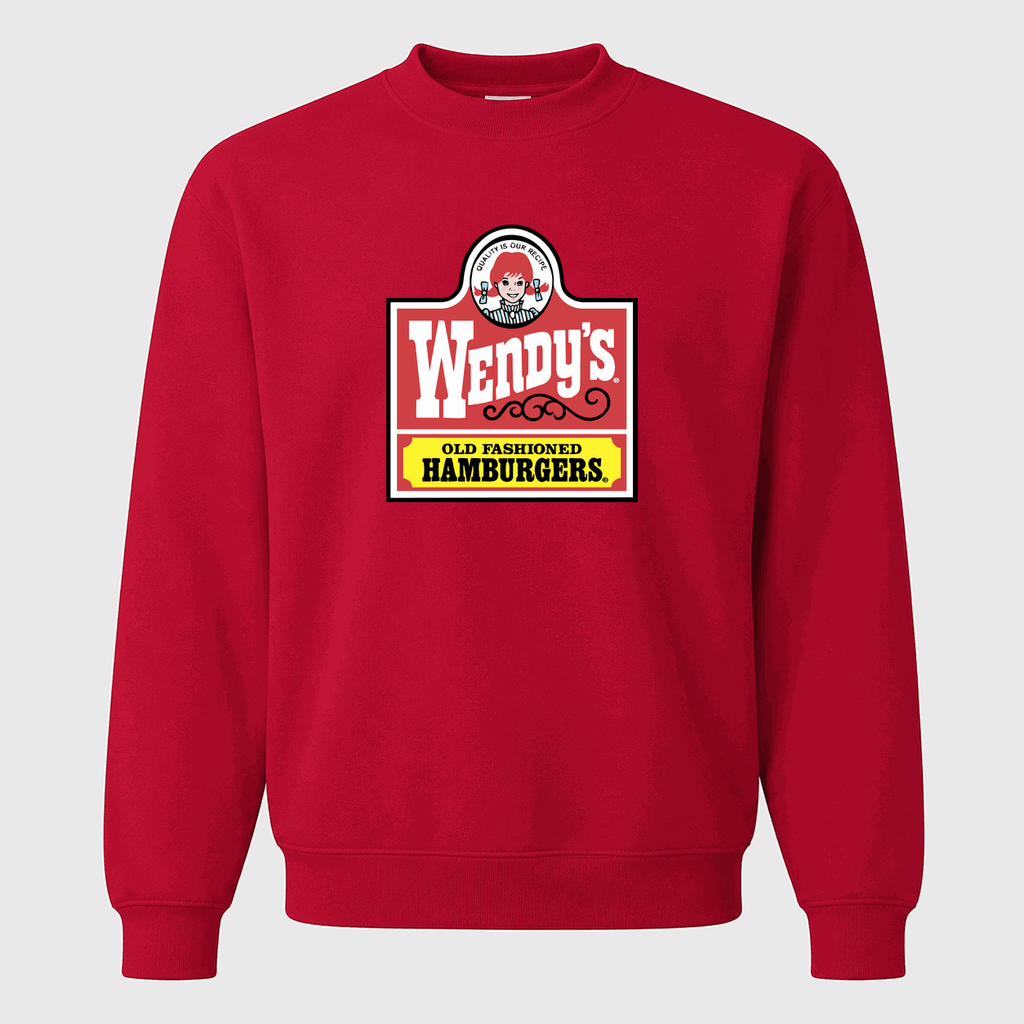 Men's Wendy's Crewneck Sweatshirt - Red