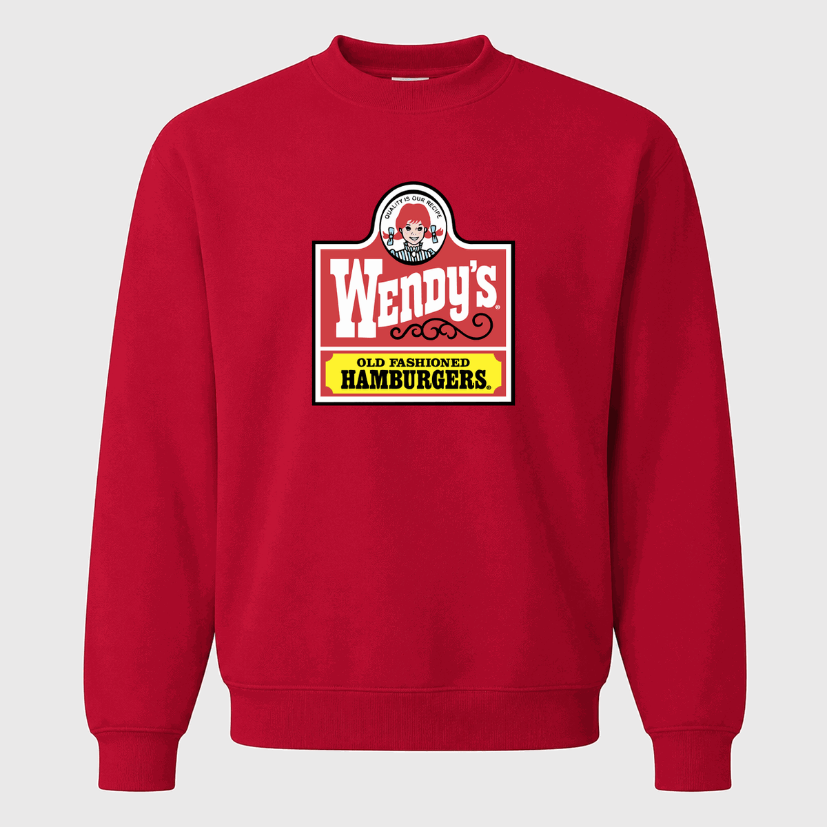 Men's Wendy's Crewneck Sweatshirt - Red