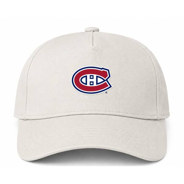 Montreal Canadiens NHL Logo Beige Dad Baseball Cap Hat