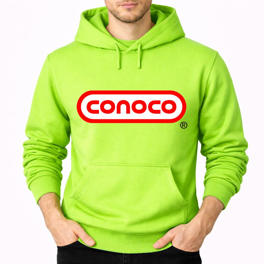 Men's Conoco Pullover Hoodie - Lime green