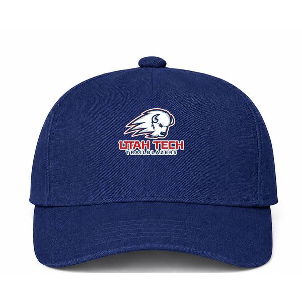 Utah Tech Trailblazers Logo Navy Dad Baseball Cap Hat