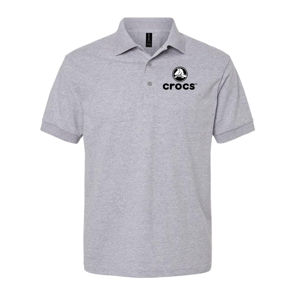 Men's Crocs Dry Blend Polo - Gray