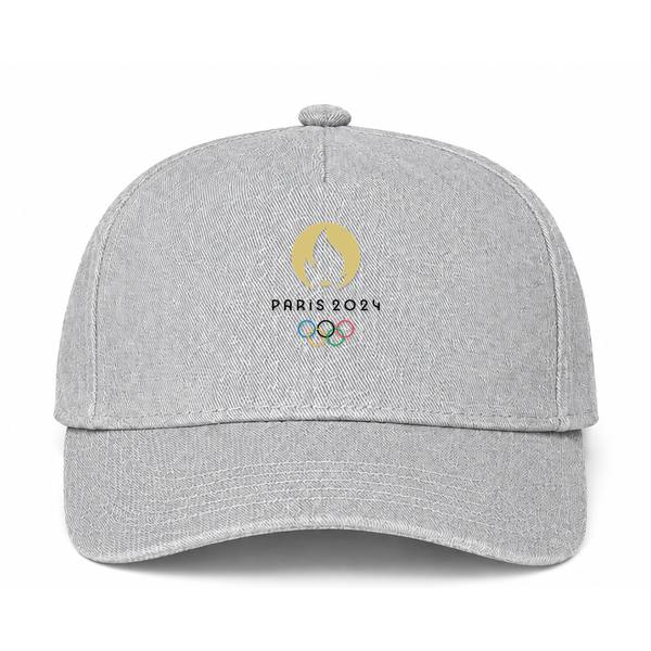 Olympics 2024 Paris Black Gray Dad Baseball Cap Hat