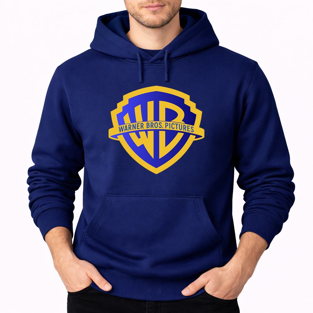 Men's Warner Bros Pullover Hoodie - Navy