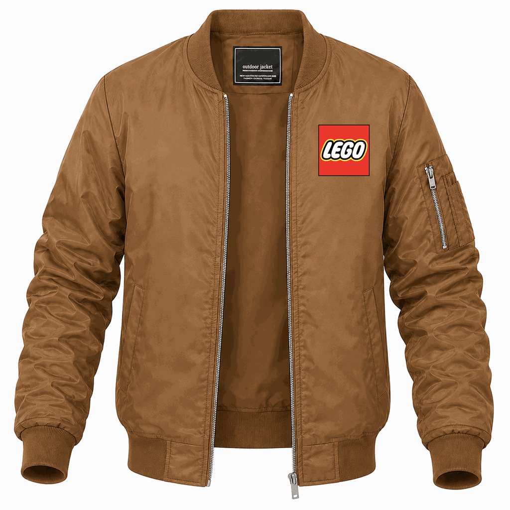 Men's LEGO Lightweight Bomber Jacket - Brown