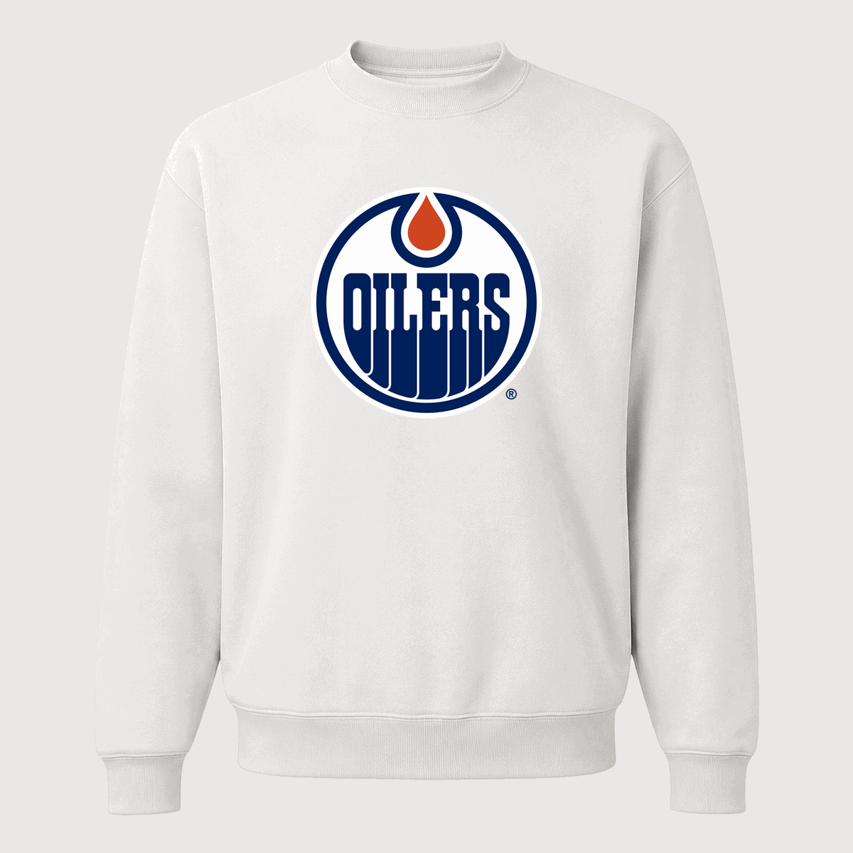 Men's Edmonton Oilers Crewneck Sweatshirt - White