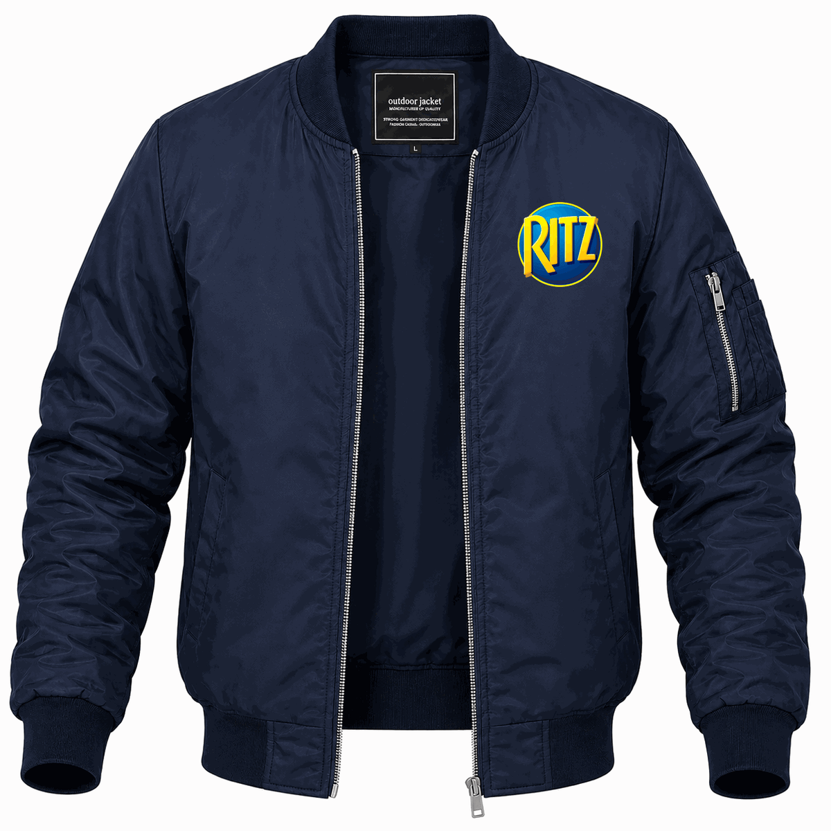 Men's Ritz Mondelez Lightweight Bomber Jacket - Navy
