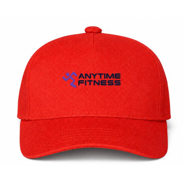 Anytime Fitness Logo Red Dad Baseball Cap Hat