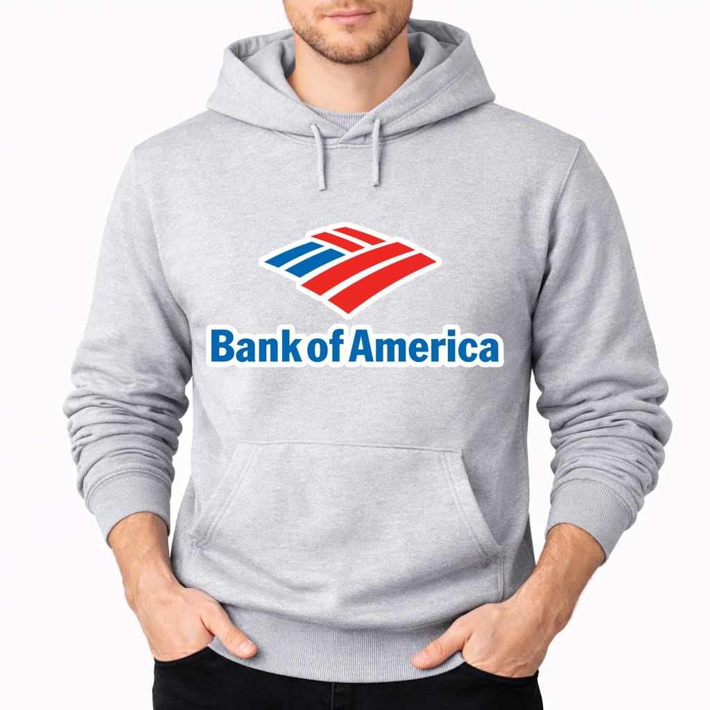 Men's Bank of America Pullover Hoodie - Gray