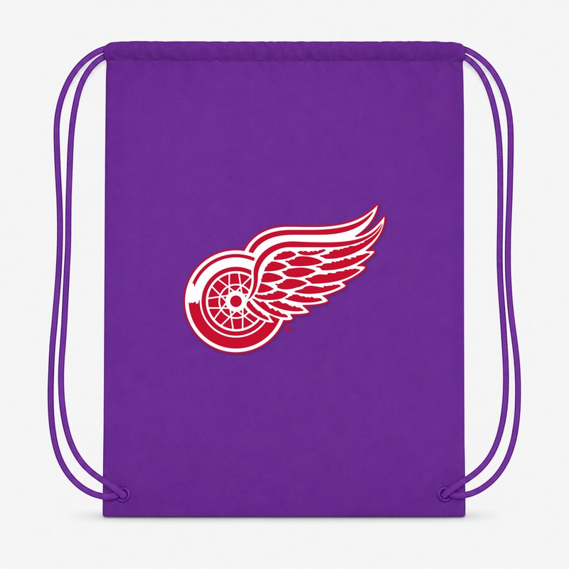 Detroit Red Wings Drawstring Bag - Purple