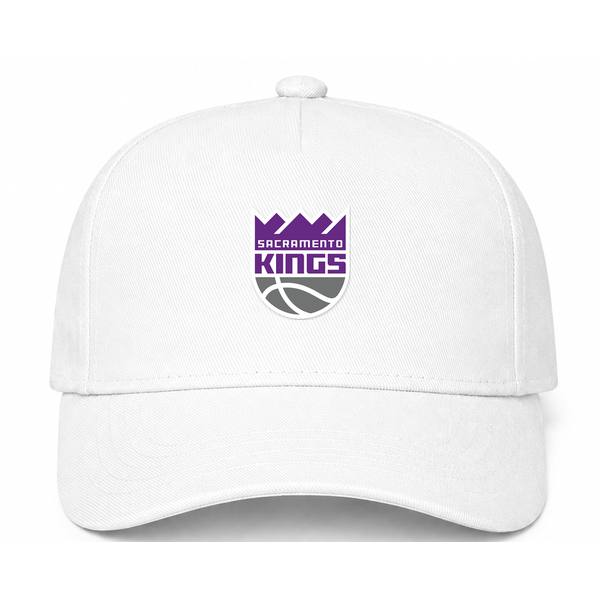 Sacramento Kings NBA Logo White Dad Baseball Cap Hat