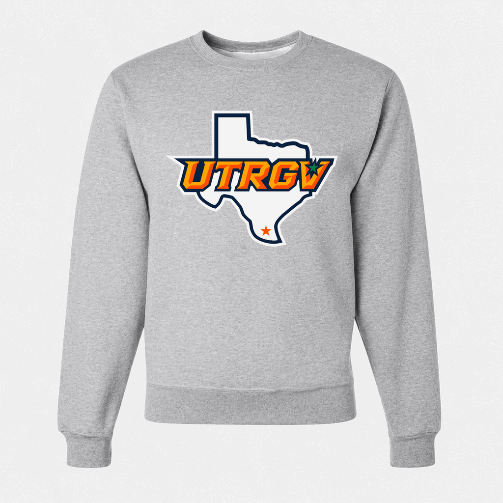 Men's UTRGV Vaqueros Crewneck Sweatshirt - Gray